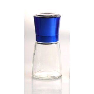Gewürzmühlen mit Keramikmahlwerk, 185 ml Glasbehälter, blau von