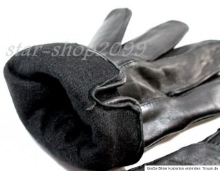 Herren Leder Handschuhe Winter Gefüttert Gr. M L XL XXL NEU