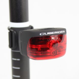 Sigma Cuberider LED Lampe hinten 4 LED Fahrrad Stecklampe Rücklicht