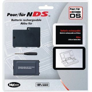 Nintendo DS Lite   Ersatzakku inkl. Batteriedeckel (black) 
