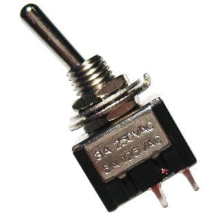 Miniatur Kipp Schalter MTS 201 schwarz 2 polig: Elektronik