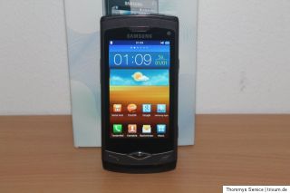 Samsung Wave S8500 2 GB   Ebony Gray (Ohne Simlock) Smartphone