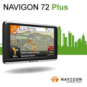 Navigon 72 Plus Tragbares Navigationssystem (12,7 cm (5 Zoll