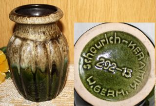 Vase, Scheurich Keramik 292 15 um 1950/60 (336)