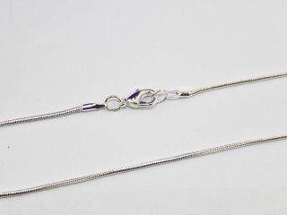 Schicke Halskette Schlangen Kette 925 Silber 70cm lang, 1,2 mm neu