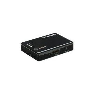 Manhattan 4 Port HDMI Switch schwarz Computer & Zubehör