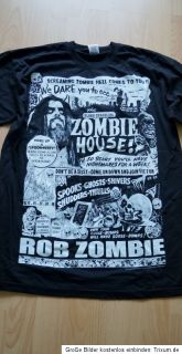 ROB ZOMBIE T Shirt Official Merchandise Gr.M White Zombie NEU
