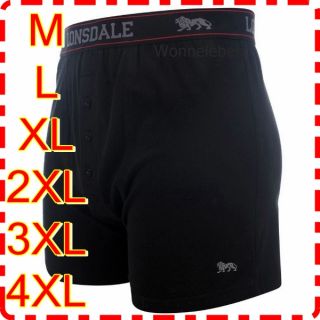 Lonsdale 2 Boxer Boxershorts Herren Unterhosen schwarz M L XL 2XL 3XL