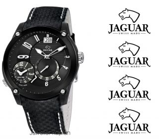 Jaguar J632/D Herrenuhr Leder Schwarz Herren Uhr Neu UVP 299€