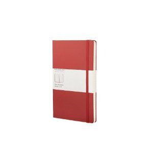 Moleskine Classic Red Notebook, Ruled Large Liniertes Notizbuch. Mit
