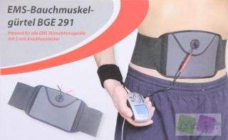 EMS BAUCHMUSKELGÜRTEL BGE 291 Bauchtrainer Muskeltrainer ETG 255