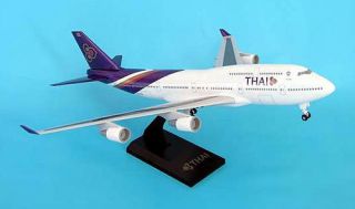 Thai Airways Boeing 747 400 1200 SkyMarks Flugzeug Modell SKR291 NEU