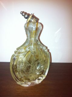 alte Antike uhralt Schnupftabakflasche Schnupftabak Dose Glas mit