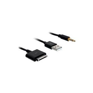 Delock Kabel für IPhone / IPod  USB 2.0 + Audio 3.5mm 