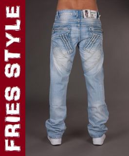 Jeansnet Herren Jeans Hose Clubwear Vintage Blau Gr.29   36 JN Model