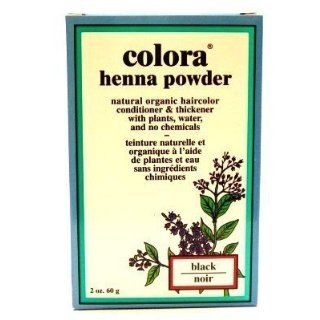 Colora Henna Veg Hair Black 59 ml (Case of 6) (Haarfarbe) 