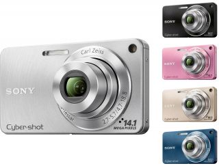 Sony DSC W350S Digitalkamera (14 Megapixel, 4 fach opt. Zoom, 26 mm