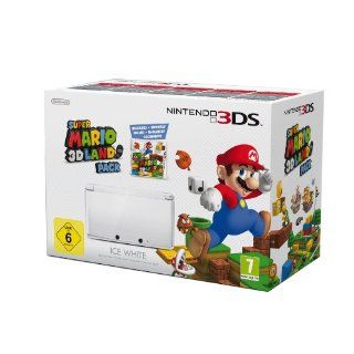 3DS Konsole weiß + Super Mario 3D Land Nintendo 3DS 