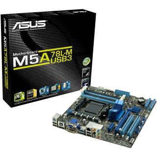 MB Asus M5A78L M/USB3 AMD 760G So.AM3+ Dual Channel DDR3 mATX Retail