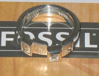 FOSSIL 925er SILBER RING GR. 18,0 4228 FOUR CUBE NEU&OV