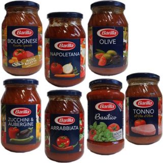 46EUR/1Stk) Testpaket Barilla Saucen Genießer, 7 Produkte