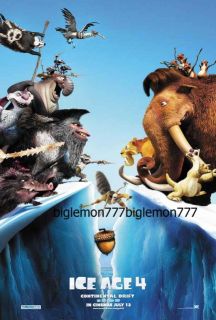 ICE AGE 4  CONTINENTAL DRIFT MOVIE POSTER #2
