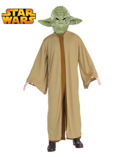 Star Wars Männer Jedi Yoda Kostüm von Fancy Dress Karneval Fasching