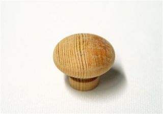 Möbelknopf, Schrankgriff Holz Kiefer roh 40mm