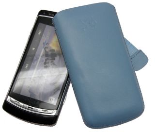 LG E906 Etui Ledertasche Tasche Bag Hülle Schutzhülle Case BLAU