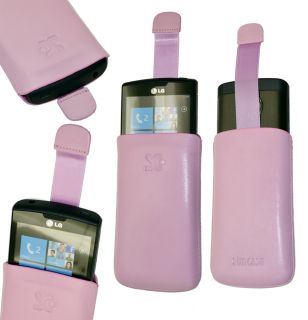 LG E906   Etui Case Bag Tasche Ledertasche Handytasche ROSA