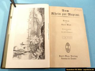 Karl May Vom Rhein zur Mapimi Verlag Radebeul Erstausgabe 1925