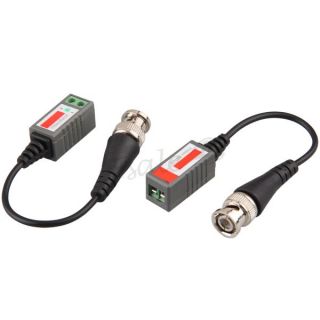 Paar BNC Wireless Video Balun Transmitter Konverter Kamera DVR UTP