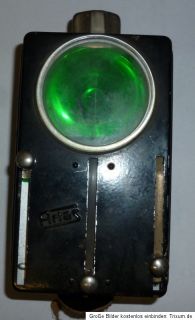 Artas alte Taschenlampe Leuchte Lampe DDR Polizei rot blau grün