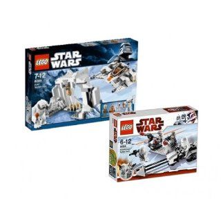 Lego Star Wars 8089 Hoth Wampa Cave und 8084 Snowtrooper Battle Pack