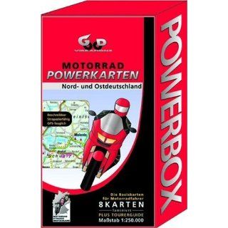Motorrad Powerkarten Nord  und Ostdeutschland 1  250 000. Powerbox 8