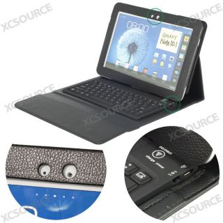 Bluetooth Keyboard PU Leather Case For Samsung GT N8000 Galaxy Note 10
