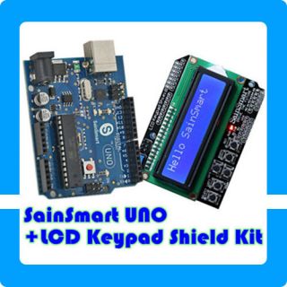 SainSmart UNO LCD Keypad Shield Starter Kit ATMEGA328P PU ATMEGA8U2