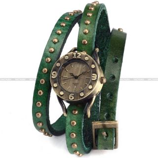 Fashion Punk Damenuhr Quarzuhr Damen Uhr Leder Armbanduhr Geschenk