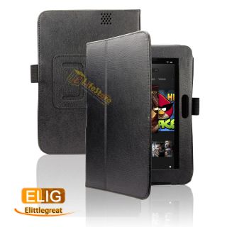 Leder Tasche Etui Hülle Case für  Kindle Fire HD 7 mit Touch