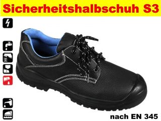 Arbeits Sicherheits Schuh Baumaster Arbeitsschuh S3 nach EN 345