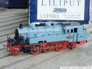 Liliput 131001 Dampflok VIC 905/BR 75 badisch blau Ep.1,mit DSS , wie
