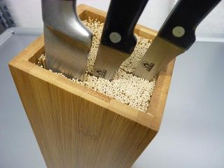 Bambus Messerblock Messer Aufbewahrung Holz Block Bambusborsten