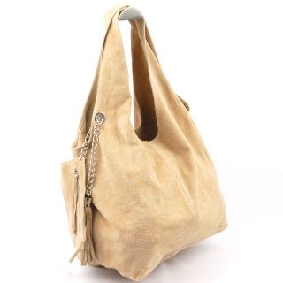 Wildleder Handtasche Damentasche Tasche LTA006AA0 NEU Made in Italy