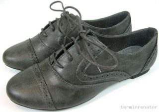 Damen Schnürer Schuhe im Budapester Stil Brogues NEU