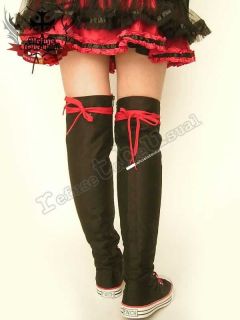 186 shoe lace THIGH HIGH TOP CHUCK CONVERSE BOOTS RED