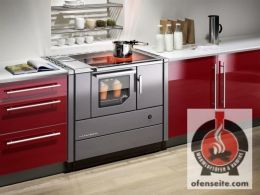 Küchenofen Dauerbrandherd 90.5 Edelstahl HaasSohn 8 kW Küchenhexe