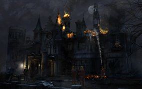 Feuer und Flamme Das Black Mirror Castle