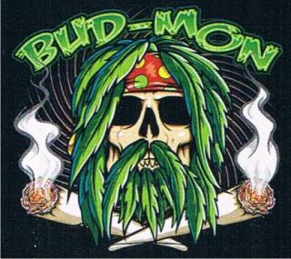 BUD MON Adult Humor Jonny Depp Pirate Smoke Weed Pot Marijuana Funny T