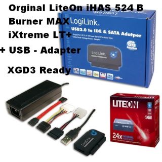 XBOX 360 Brenner iHAS524B mit Burner Max XGD3 Support Externes