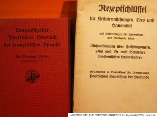 Konvolut alte Bücher Kochbuch, Ratgeber Haus u. Herd, Hausbuch